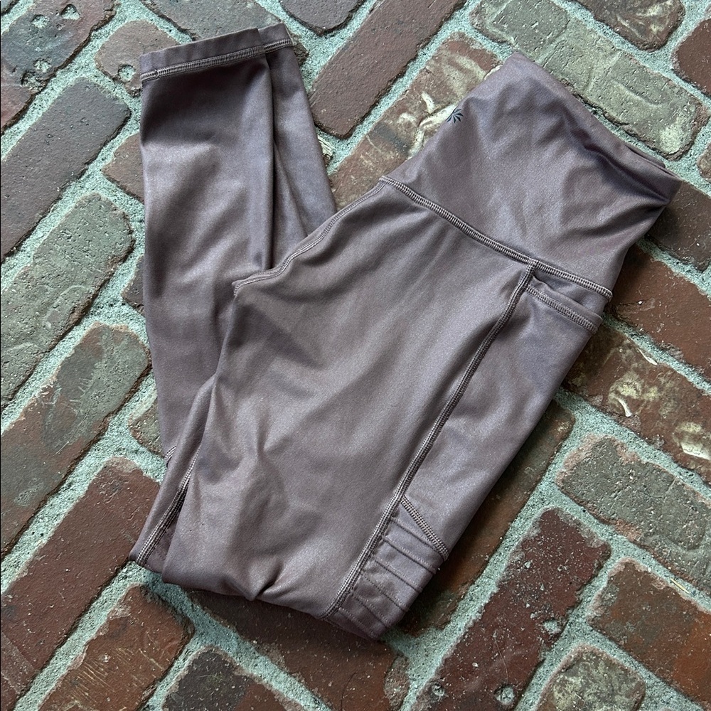 Athleta Inclination Moto Shimmer Tights - Picture 6 of 6